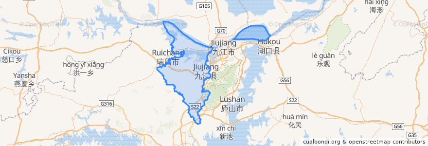 Mapa de ubicacion de 柴桑区.