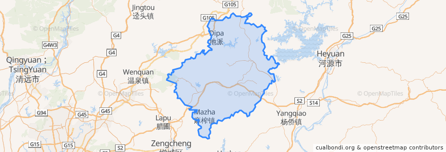 Mapa de ubicacion de 龙门县.