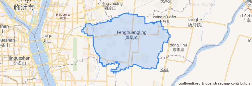 Mapa de ubicacion de 凤凰岭街道.