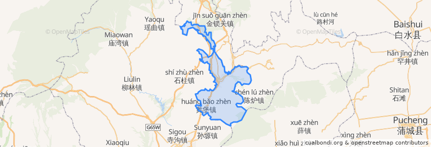 Mapa de ubicacion de 王益区.