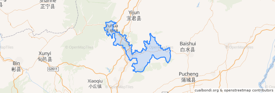 Mapa de ubicacion de 印台区.