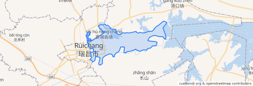 Mapa de ubicacion de 赛湖农场.