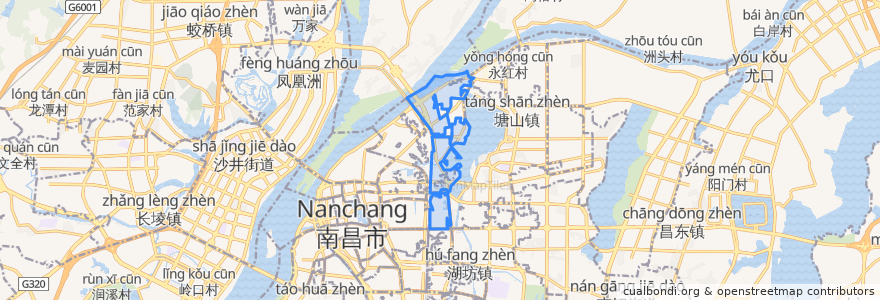 Mapa de ubicacion de 彭家桥街道.