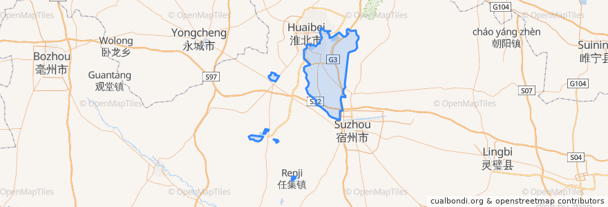 Mapa de ubicacion de 烈山区.