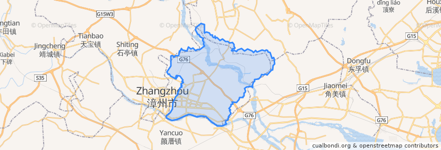 Mapa de ubicacion de 龙文区.