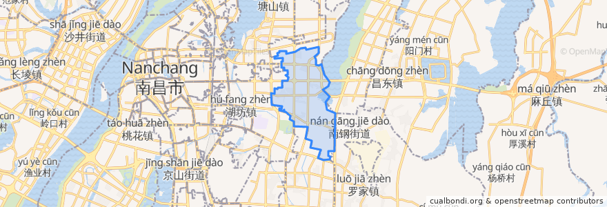 Mapa de ubicacion de 京东镇.