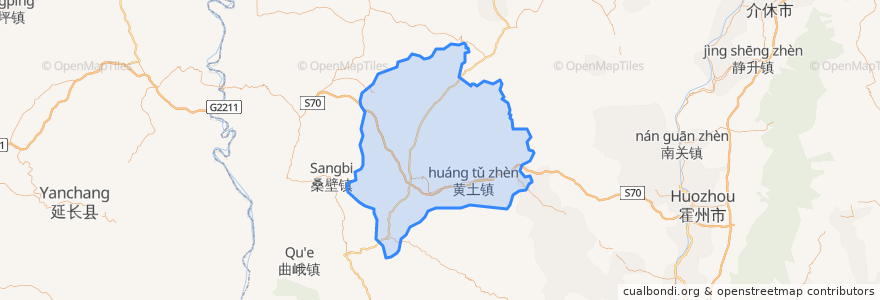 Mapa de ubicacion de 隰县.