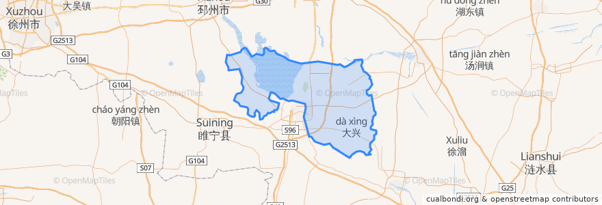 Mapa de ubicacion de 宿豫区.