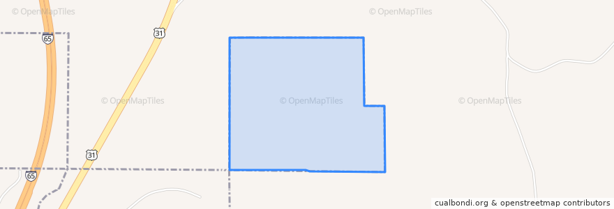 Mapa de ubicacion de Gardendale.