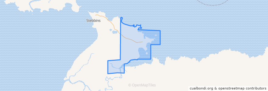 Mapa de ubicacion de St. Michael.