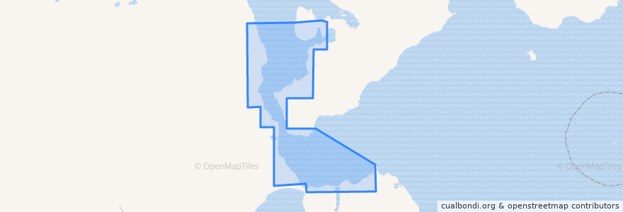 Mapa de ubicacion de False Pass.