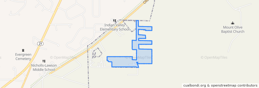 Mapa de ubicacion de Sylacauga.