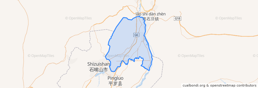 Mapa de ubicacion de 惠农区.