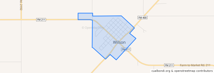 Mapa de ubicacion de Wilson.