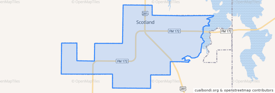 Mapa de ubicacion de Scotland.