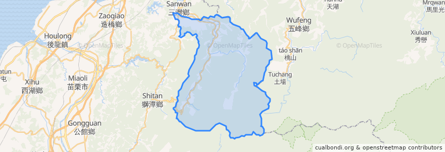 Mapa de ubicacion de Nanzhuang.