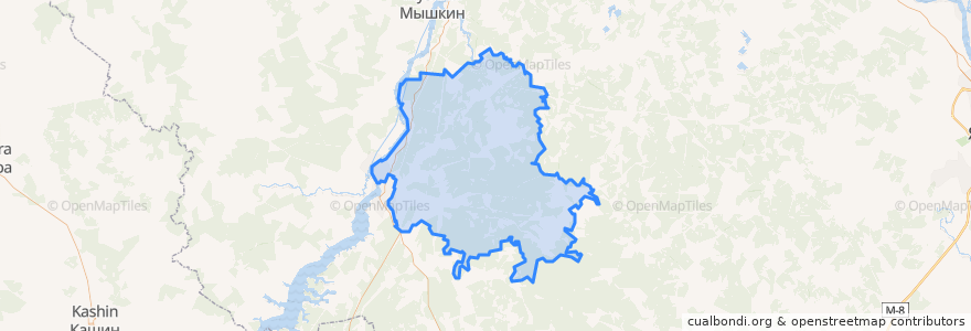 Mapa de ubicacion de Слободское сельское поселение.