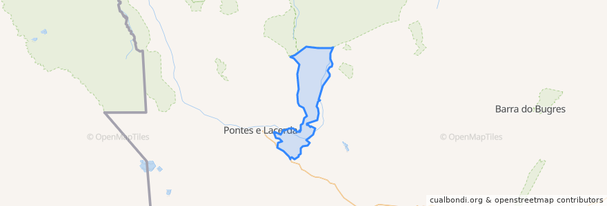 Mapa de ubicacion de Vale de São Domingos.