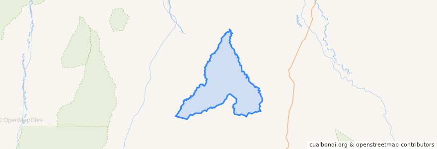 Mapa de ubicacion de São José do Rio Claro.