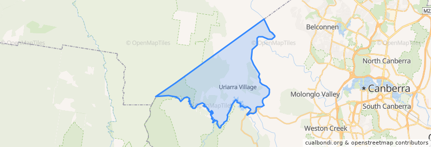 Mapa de ubicacion de District of Coree.