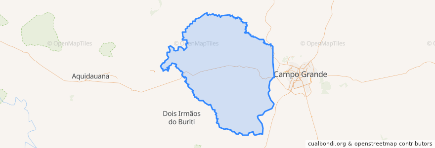 Mapa de ubicacion de Terenos.