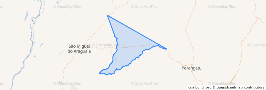 Mapa de ubicacion de Novo Planalto.