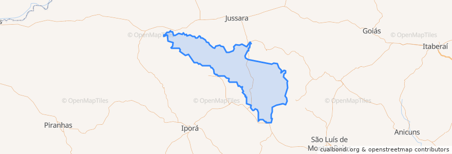 Mapa de ubicacion de Fazenda Nova.