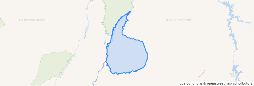 Mapa de ubicacion de São Miguel do Araguaia.