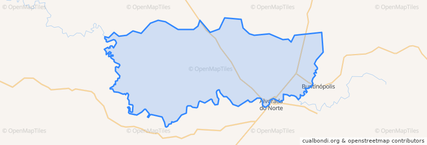 Mapa de ubicacion de Simolândia.