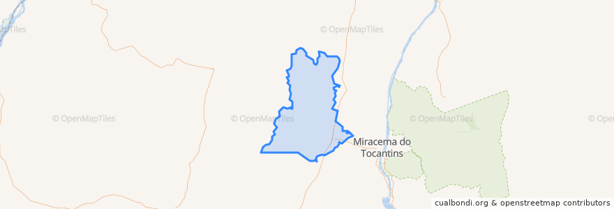 Mapa de ubicacion de Miranorte.