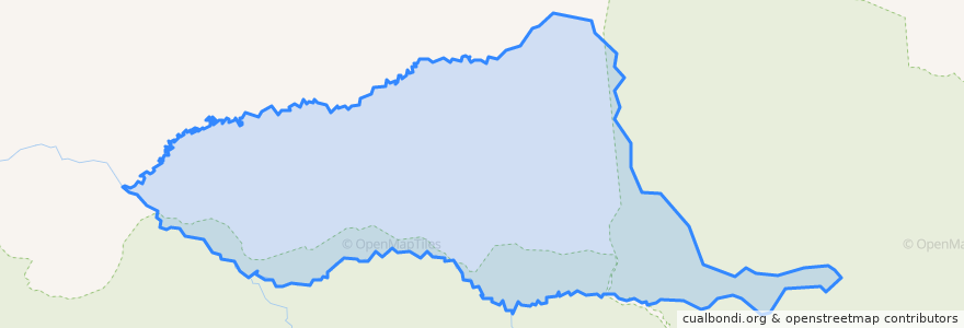 Mapa de ubicacion de São Félix do Tocantins.