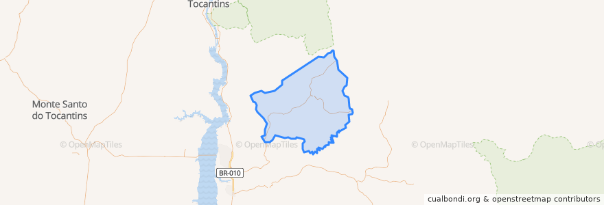 Mapa de ubicacion de Aparecida do Rio Negro.