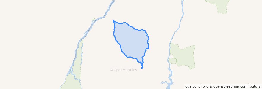 Mapa de ubicacion de Dois Irmãos do Tocantins.