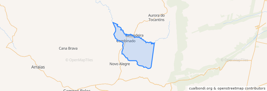 Mapa de ubicacion de Combinado.