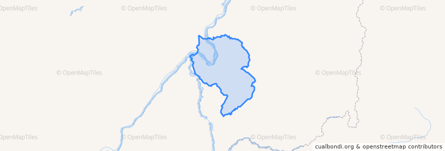 Mapa de ubicacion de Эжанский национальный наслег.