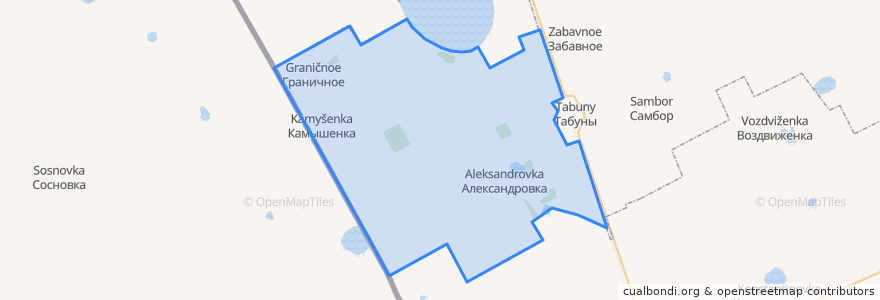 Mapa de ubicacion de Алтайский сельсовет.