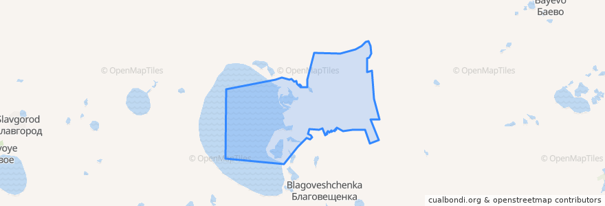 Mapa de ubicacion de Шимолинский сельсовет.