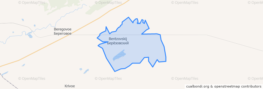 Mapa de ubicacion de Железнодорожный сельсовет.