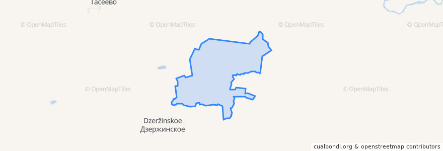 Mapa de ubicacion de Орловский сельсовет.