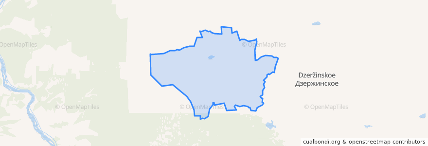 Mapa de ubicacion de Шеломковский сельсовет.