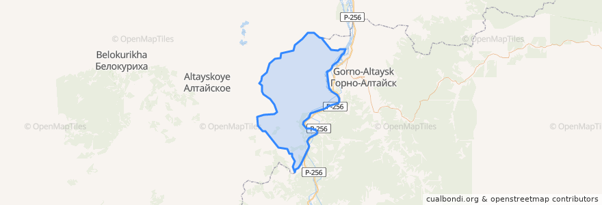 Mapa de ubicacion de Айский сельсовет.