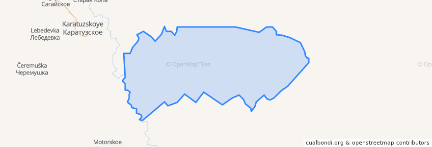 Mapa de ubicacion de Нижнекужебарский сельсовет.