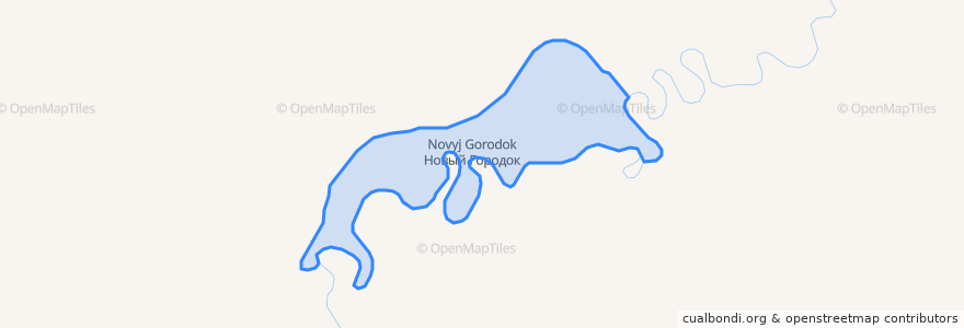 Mapa de ubicacion de Новогородокский сельсовет.