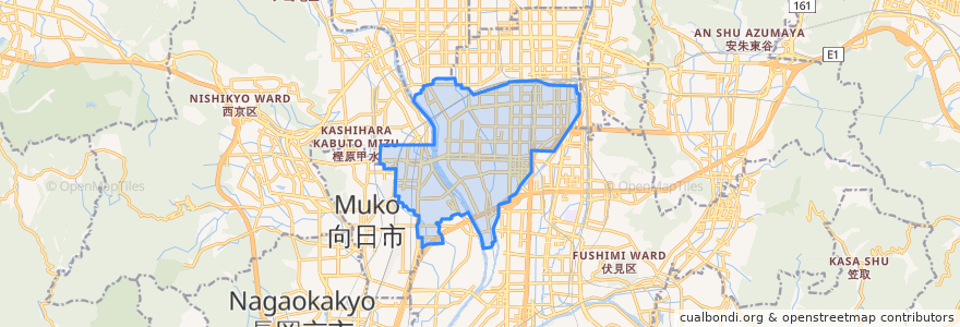 Mapa de ubicacion de Arrondissement de Minami.