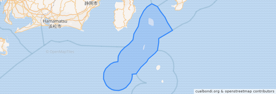 Mapa de ubicacion de 大島支庁.