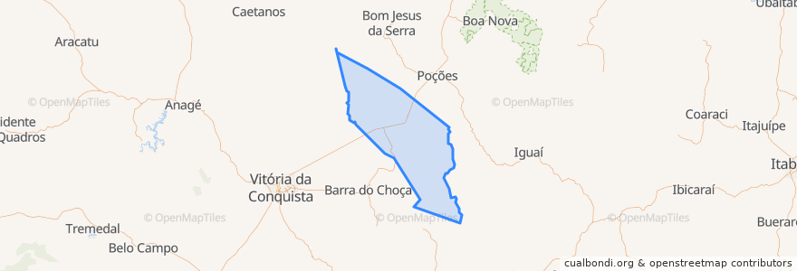 Mapa de ubicacion de Planalto.