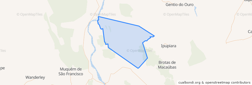 Mapa de ubicacion de Morpará.