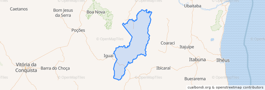 Mapa de ubicacion de Ibicuí.