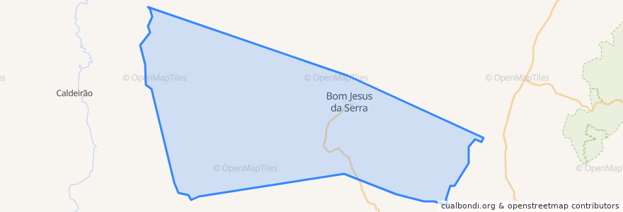 Mapa de ubicacion de Bom Jesus da Serra.