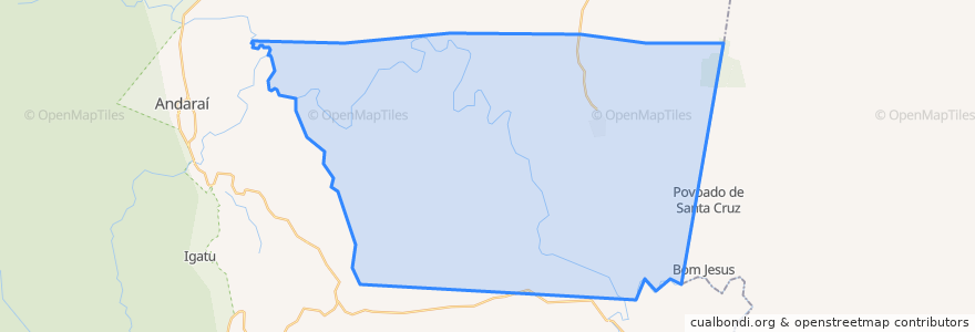 Mapa de ubicacion de Nova Redenção.